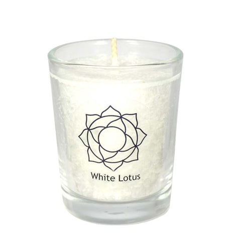 Chakra candle small White