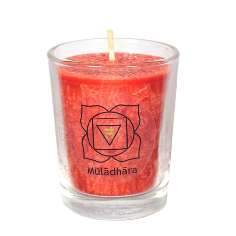 Chakra candle small Red
