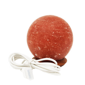 USB lamp ball wood base