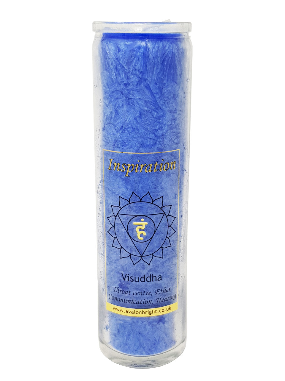 Big Chakra Candle Blue