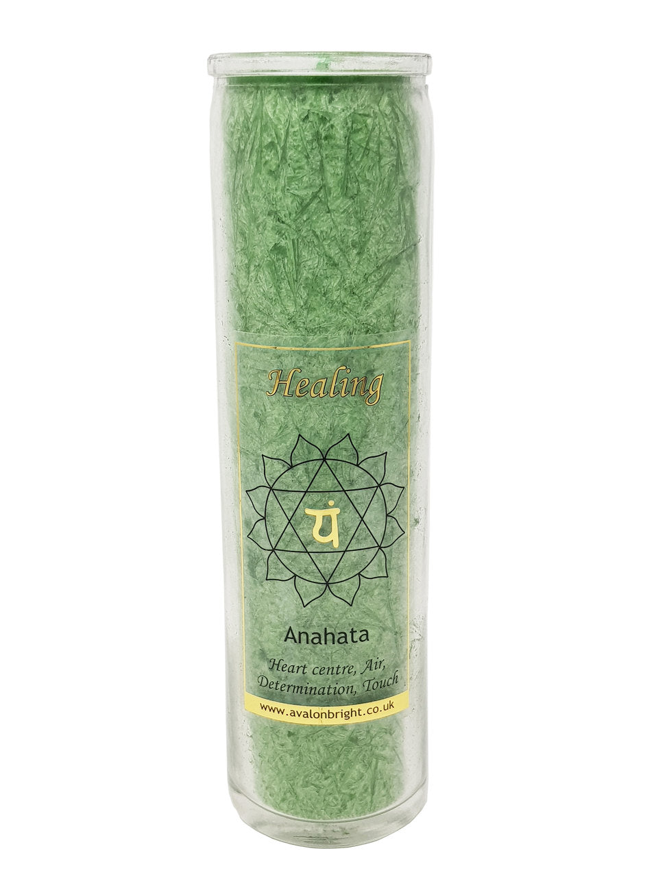 Big Chakra Candle Green