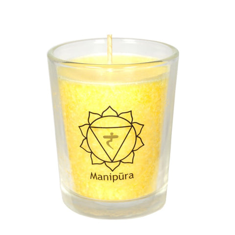 Chakra candle small Yellow