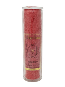 Big Chakra Candle Red