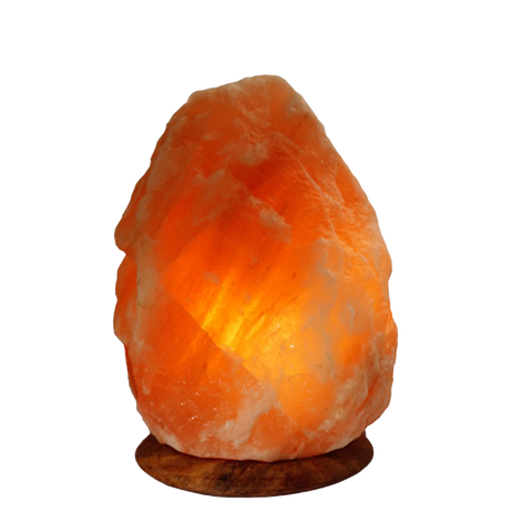 Salt lamp electric Large wood base